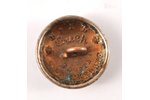 button, Buch, Military mail, St.Peterburg, Russia, beginning of 20th cent., 22x22 mm...