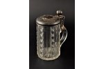 beer mug, silver, 84 ПТ standard, 17 cm, the beginning of the 20th cent., Russia...