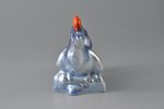 figurine, Rowdy Rooster, porcelain, Riga (Latvia), USSR, Riga porcelain factory, molder - Rimma Panc...