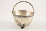 candy-bowl, silver, 875 standard, 144,55 g, 9 cm, the 20-30ties of 20th cent., Latvia, by Ludwig Roz...