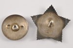 Suvorov order 3rd grade Nr. 9248, silver, USSR, 40ies of 20 cent., 49x49 mm, 24.88 g...