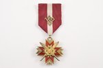 знак, Знак почёта 1-й степени Центрального Статистического Управления, серебро, Латвия, 30-е годы 20...