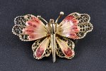 a brooch, Butterfly, silver, 925 standard, 4.18 g., the item's dimensions 2.3х3.6 cm, the 40-50ies o...