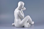 figurine, Lunch, porcelain, Riga (Latvia), USSR, sculpture's work, molder - Rimma Pancehovskaya, the...