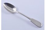 spoon, silver, 84 standard, 26.85 g, 14.5 cm, the beginning of the 20th cent., Russia, Carl Faberge...