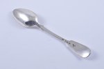 spoon, silver, 84 standard, 26.85 g, 14.5 cm, the beginning of the 20th cent., Russia, Carl Faberge...