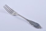 fork, silver, 84 standard, 57.4 g, 18 cm, the beginning of the 20th cent., Russia...