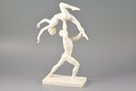 фигуральная композиция, Гимнасты, пластмасса, СССР, 28 см, скульптор Циммерман В.П....