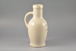 jug, Beermaking factory "Vorsini Brothers" in Barnaul, faience, Russia, the beginning of the 20th ce...