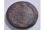 5 копеек, 1781 г., ЕМ, медь, Российская империя, 42.63 г, Ø 42 мм...