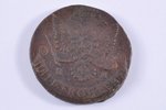 5 копеек, 1784 г., ЕМ, медь, Российская империя, 51.07 г, Ø 40 мм...