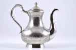 small teapot, silver, 84 standard, 408.5 g, 16 cm, 1872, Moscow, Russia, craftsman Svechin Agey...