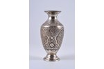 ваза, серебро, Персия, 84 проба, 167.7 г, 14 см, начало 20-го века...