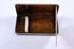 cigarette case, silver, Persia, 84 standard, 195.1 g, 8.5x6.5x1 cm, 1900-1940, craftsman Beiger Parv...