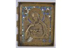 John the Baptist, copper alloy, 4-color enamel, Russia, the border of the 19th and the 20th centurie...