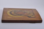 Mother of God of Kazan, board, painting, Russia, the 2nd half of the 19th cent., 31x27 cm...