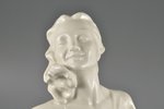 статуэтка, Отдых на сенокосе, фарфор, Рига (Латвия), СССР, авторская работа, автор модели - Римма Па...