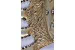 cronis - vainags no ikonas oklada, sudrabs, zeltījums, Krievijas impērija, 19. gs., 15x19 cm, 71.85...