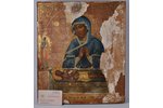 icon, Mother of God, board, painting, Russia, the border of the 19th and the 20th centuries, 35х30 c...