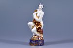 figurine, sitter, porcelain, Riga (Latvia), USSR, sculpture's work, handpainted by Martinsh Zaurs, m...