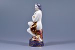 figurine, sitter, porcelain, Riga (Latvia), USSR, sculpture's work, handpainted by Martinsh Zaurs, m...