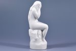 figurine, sitter, porcelain, Riga (Latvia), USSR, sculpture's work, molder - Martins Zaurs, the 50ie...