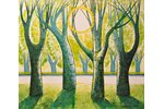Murnieks Laimdots (1922-2011), "Park. Spring", 2005, carton, oil, 74x84 cm...