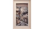Brekte Janis (1920-1985), Old Riga city, 1983, paper, water colour, 31x32 cm...