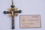 cross, silver, 84 standard, the 1st half of the 19th cent., 11x7.5 cm, 42.50 g....