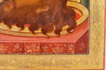 икона, Усекновение главы Иоана Предтечи.(Иоа́нн Крести́тель), доска, сусальное золото, 19-й век, 35....