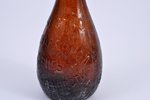 bottle, brewing industry company in Riga, glass, Russia, the beginning of the 20th cent., 21 cm...