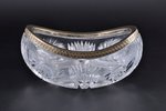 candy-bowl, silver, shallop, 84 standard, 21x12.5x10.5 cm, the beginning of the 20th cent., Riga, Ru...