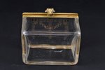 case, Art Nouveau style, the beginning of the 20th cent., 11x8.7x6.55 cm, gilded metal...