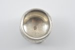 saltcellar, silver, 84 standard, 22.10 g, 3.2x4.8 cm, the 2nd half of the 19th cent., Russia...