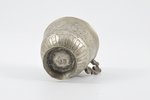 чарка, серебро, низкопробное, 34.10 г, 4.9 см, Ø 5 см, 1-я половина 18-го века, Российская империя...
