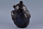 figurine, Bear, ceramics, USSR, sculpture's work, the 20th cent., 20.5 cm...