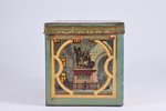 box, metal, Russia, the border of the 19th and the 20th centuries, 13,3 Х 12,5 Х  18 cm...