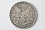 1 dolārs, 1882 g., sudrabs, ASV, 26.2 g, Ø 37.8 mm, VF...