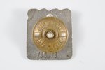 badge, Master of sports, Nr. 163113, USSR, 60-80ies of 20 cent., 23.3x 21 mm, 8.75 g...