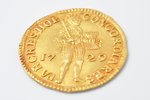1 дукат, 1729 г., золото, Нидерланды, 3.45 г, Ø 23-23.5 мм, XF...