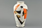 vase, Dance, porcelain, Burtnieks manufactory, sketch by Sigismunds Vidbergs, Riga (Latvia), the 30t...