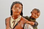 statuete, Māte ar bērniem, keramika, Rīga (Latvija), PSRS, autordarbs, modeļa autors - Maksimčenko N...