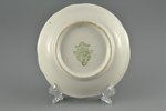 plate, RKVMF - worker-villager navy, 10.3 (Ø) x 2 cm, USSR, the 20ties of 20th cent., hairline crack...