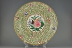 decorative plate, Butterfly, Imperial Porcelain Manufactory, Russia, the 1st half of the 19th cent.,...