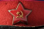 service cap, NKVD (People's Commissariat for Internal Affairs ), USSR, 1935-1937, cockade rare type...