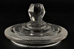 krūze, Impērijas Stikla Rūpnīca, 19. gs. 1. puse, 17 cm, Poļašovas O.M. eksperta atzinums, plaisa pi...