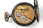 kabatas pulkstenis, "Rob Waldman", Latvija, 20 gs. 30tie gadi, Ø 46.9 mm, darbā kārtībā...
