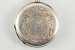 pocket watch, Switzerland, the border of the 19th and the 20th centuries, silver, 84 standart, 75.30...