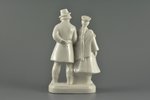 figurine, Latvian Folk Couple, porcelain, Riga (Latvia), USSR, sculpture's work, molder - Aldona Elf...