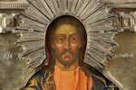 ikona, Visvarenais Jēzus Kristus, 84 prove, Krievijas impērija, 1817 g., 31 x 26.5 x 3 cm...
